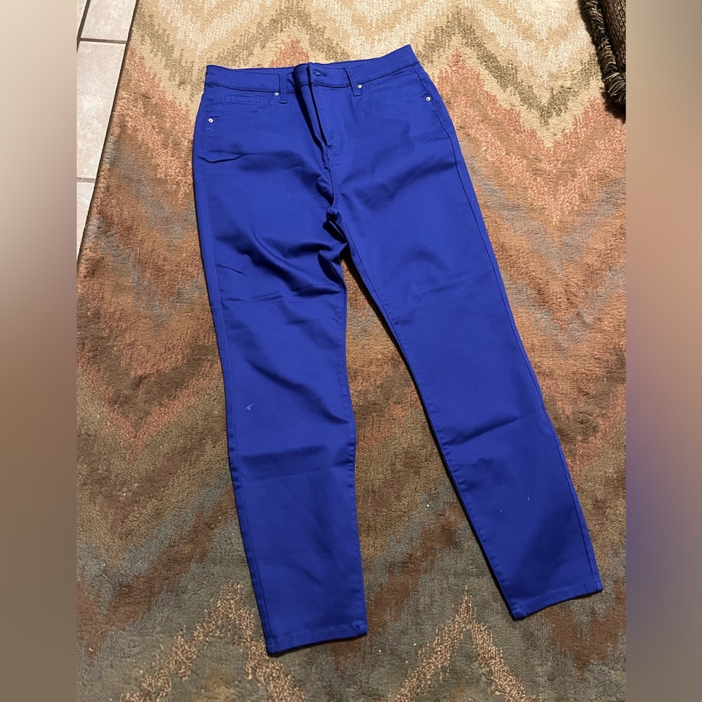 Zenana skinny purple jeans size XL